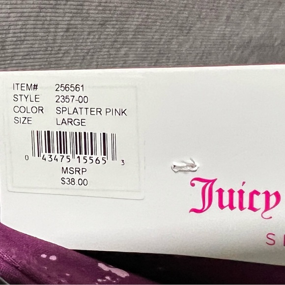 Size Large Juicy Couture Purple Leggings Soft and Silky Leggings - Picture 6 of 6